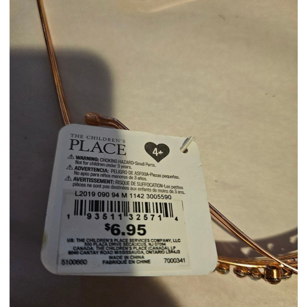 Girls The Children's Place Headband One Size Rose Gold Multi-color - Picture 3 of 8